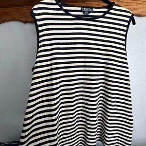 Vintage Lands End Striped Tank Top